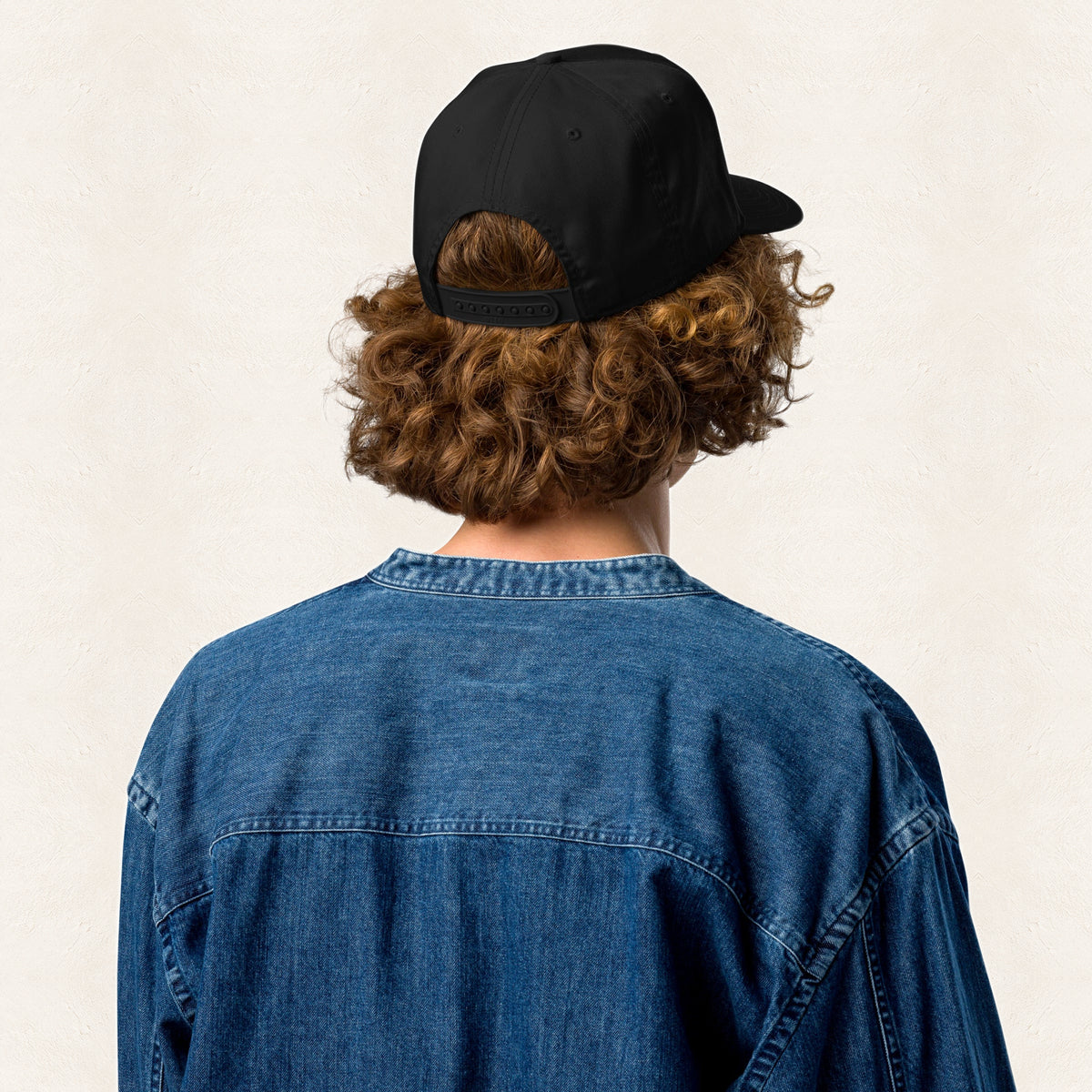 Faith DTF Printed Cap — original product and design — warm ivory background