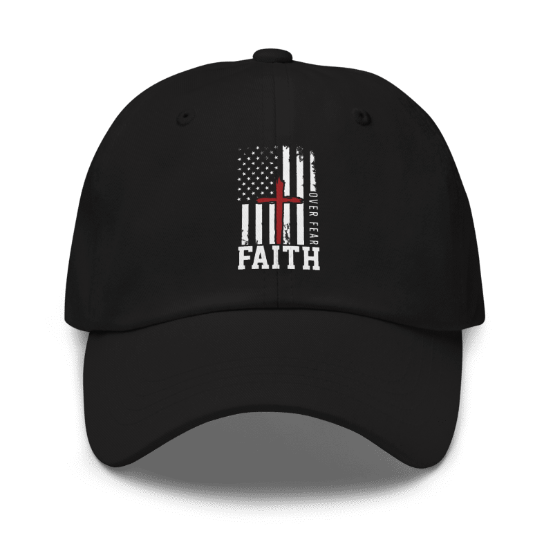 Faith Over Fear Christian Hat | Inspirational Faith-Based Embroidered Cap