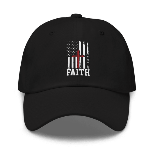 Faith Over Fear Christian Hat | Inspirational Faith-Based Embroidered Cap