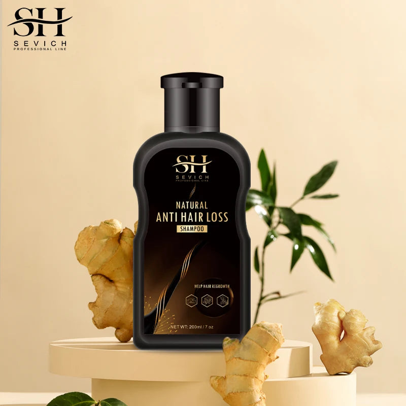 Sevich Natural Ginger hair Hair shampoo Hair Care 200ml Hair Loss Treatment Shampoo Herb Anti-hair loss & hair growth Shampoo