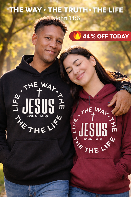 Jesus "The Way, The Truth, The Life" Hoodie